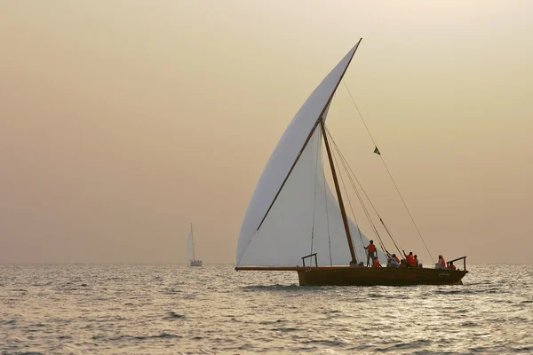 stock image Dhow Sunset