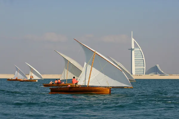 Racing Dhows — Stock Photo, Image