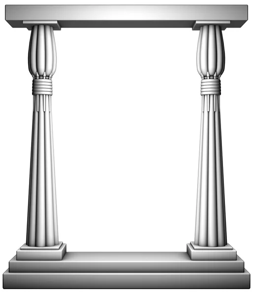 Columns frame — Stock Photo, Image