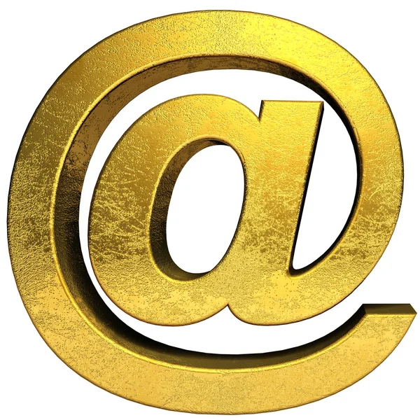 Altın e-posta simgesi