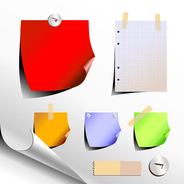 Papier coloré — Image vectorielle