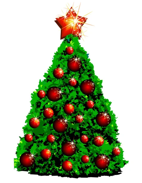 Sapin de Noël — Image vectorielle