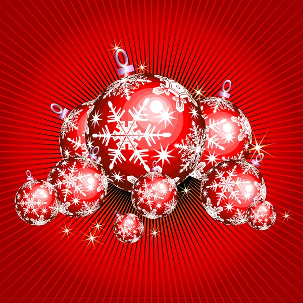 クリスマスボール — ストックベクタ