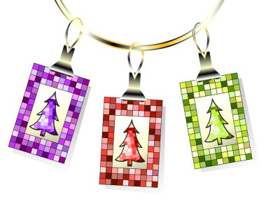 Christmas jewelry clipart