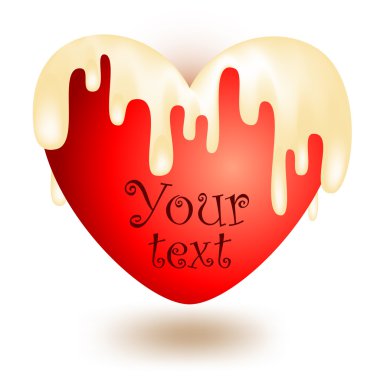 Heart background clipart