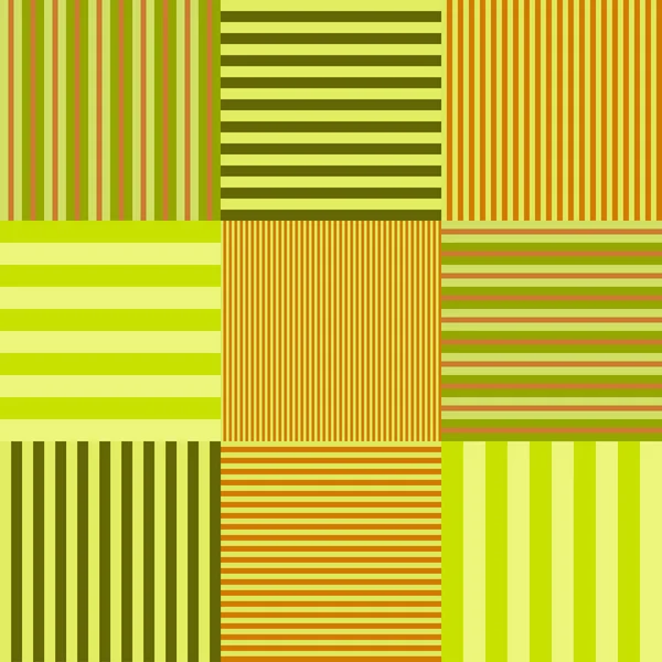 Rayé vert sans couture — Image vectorielle