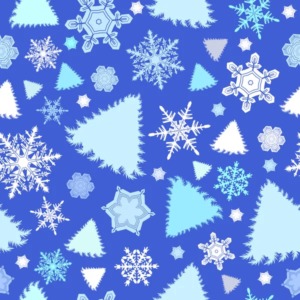 冬季无缝 — 图库矢量图片