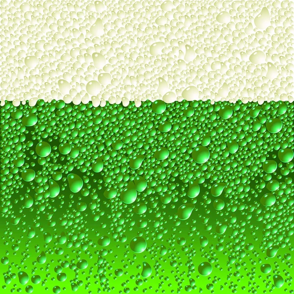 Grünes Bier — Stockvektor
