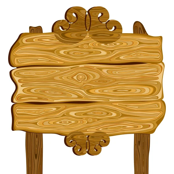 木製ボード — ストックベクタ
