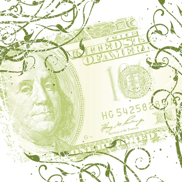 Dollars background — Stock Vector