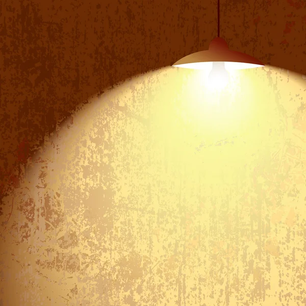 ランプの背景 — ストックベクタ