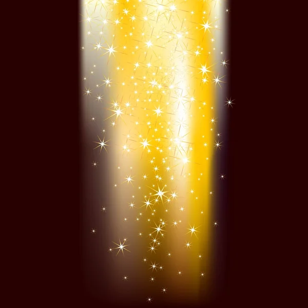 Fond d'or abstrait — Image vectorielle