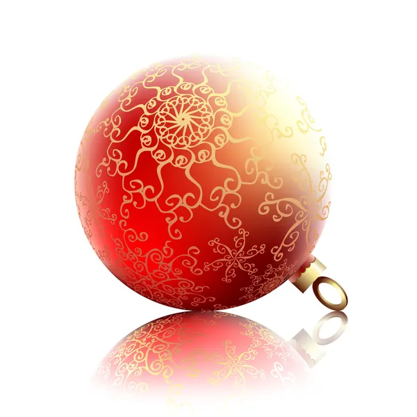 Bola de Navidad — Vector de stock