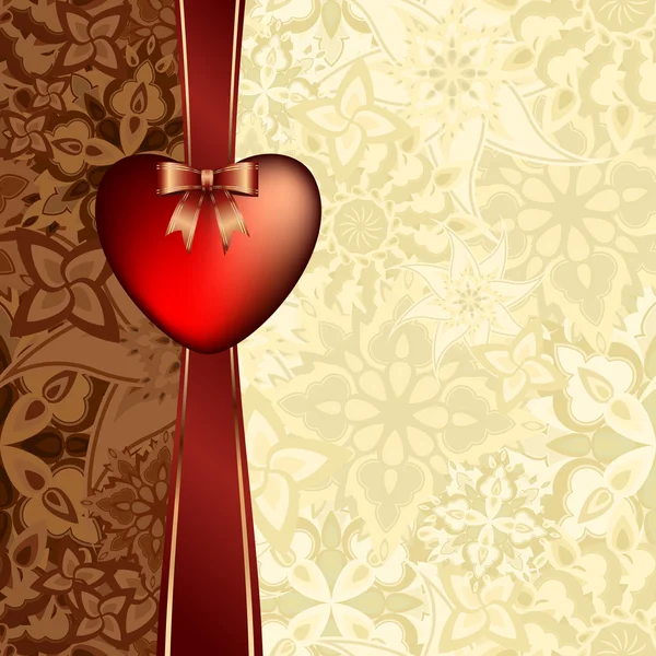 Декоративное сердце — стоковый вектор