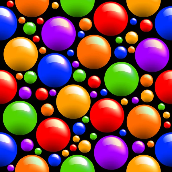Naadloos met gekleurde ballen — Stockfoto