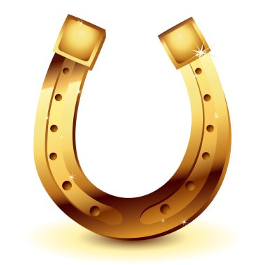 Horseshoe gold clipart