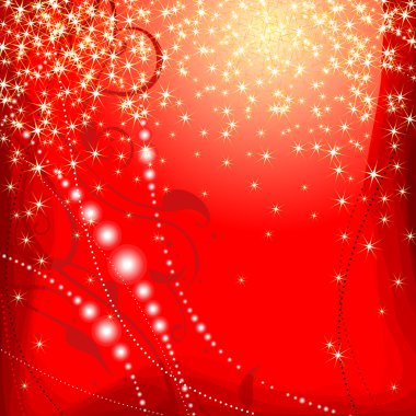 Abstract red background clipart