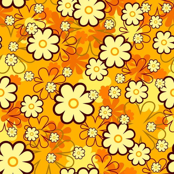 Безшовні квіткові текстури — стоковий вектор