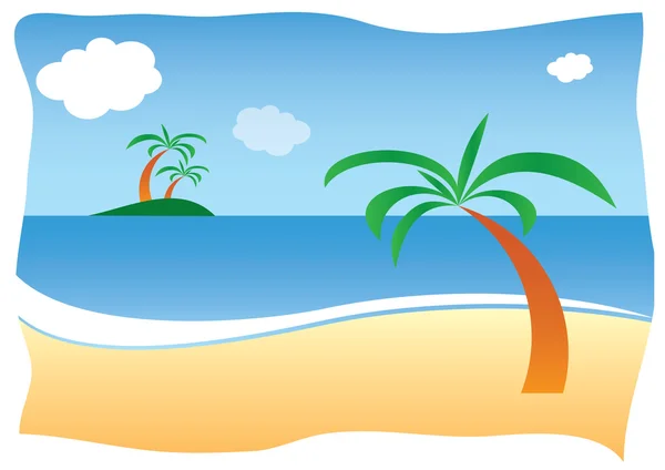 stock vector Beach