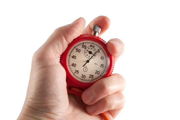 stock image Stopwatch in hand.