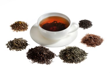 Tea assortment clipart