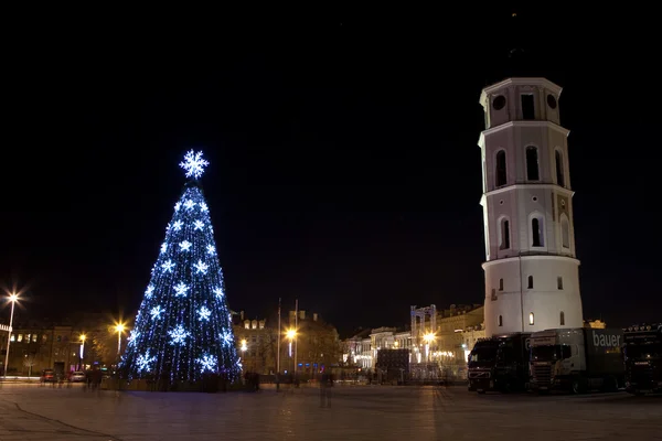 Árvore de Natal de Vilnius — Fotografia de Stock