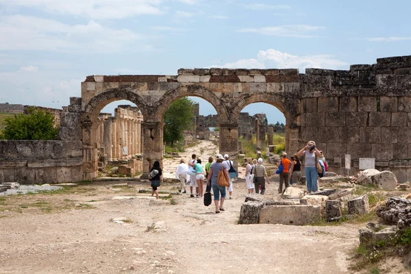 Cancello Domiziano a Hierapolis — Foto Stock