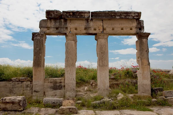Columns in Hierapolis — Stock Photo, Image