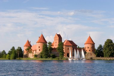 Trakai castle clipart
