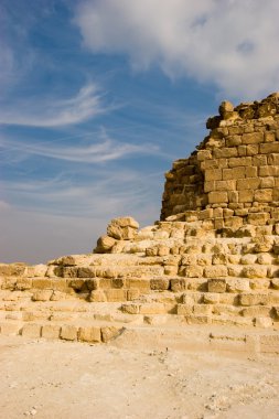 Ruins of pyramids clipart