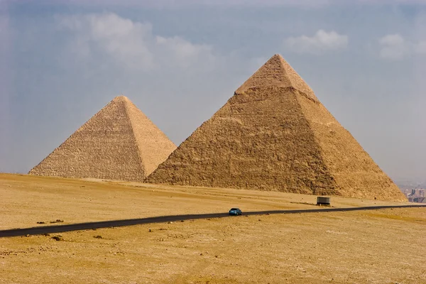 Піраміди Гізи — стокове фото