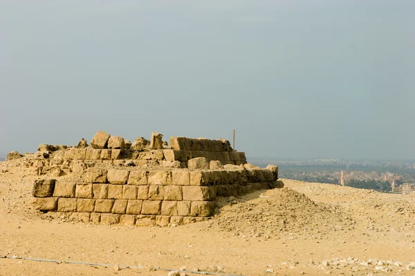 Ruínas das pirâmides — Fotografia de Stock