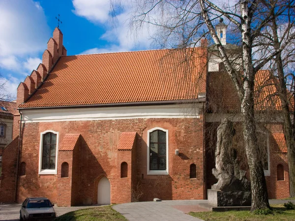 Церковь Святого Николая в Вильнюсе — стоковое фото