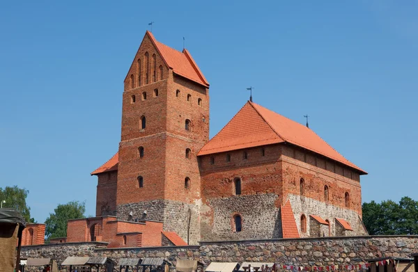 Trakai Kasteel, Litouwen eiland — Stockfoto