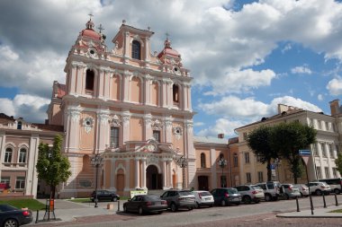 Church of St. Casimir in Vilnius, Lithuania clipart