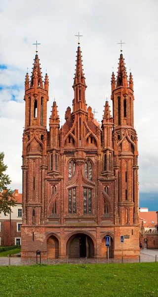 St. Anne's Church, Vilnius — Stock Photo, Image