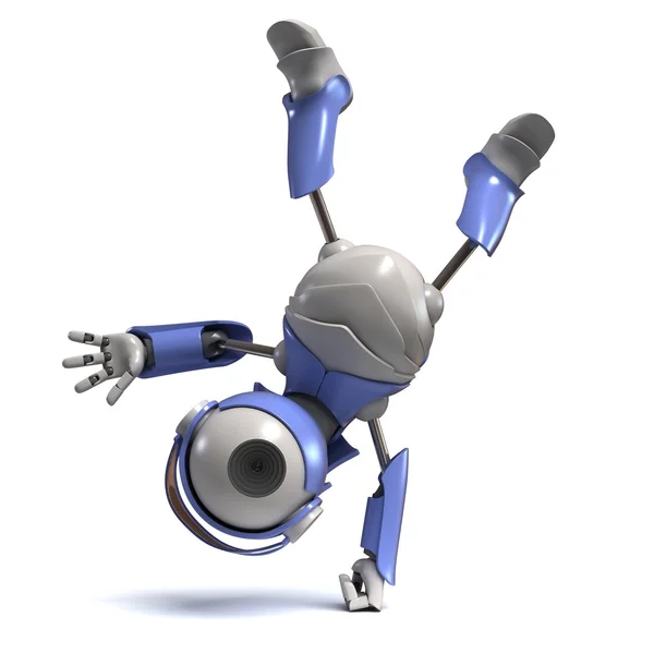Robô acrobata — Fotografia de Stock