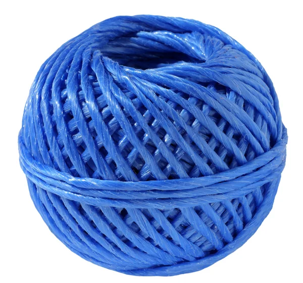 Шар из синего шнура — стоковое фото