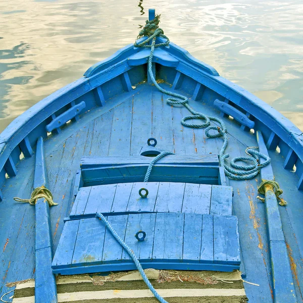 stock image Blue boat