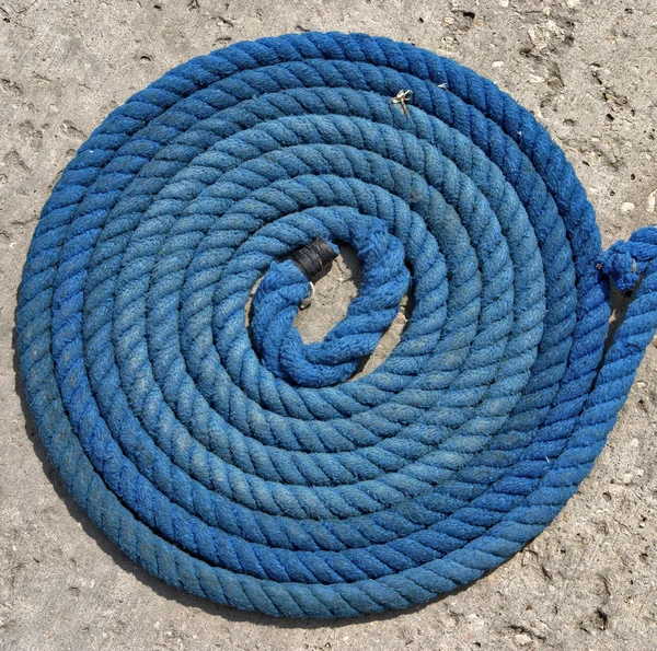 Corda blu — Foto Stock
