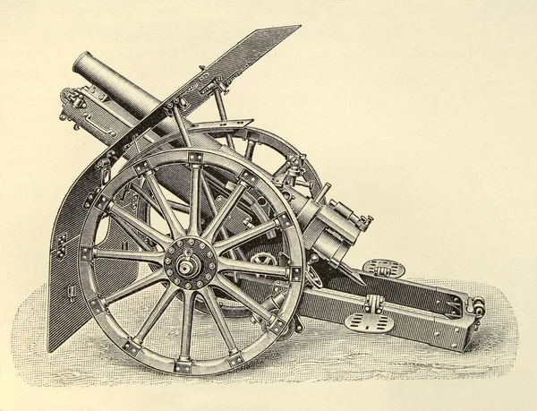 Gun engraving — Stock Photo, Image