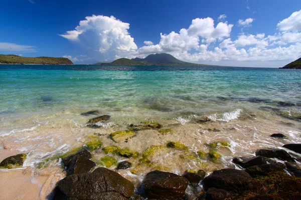 Major's Bay-stranden - Saint Kitts — Stockfoto