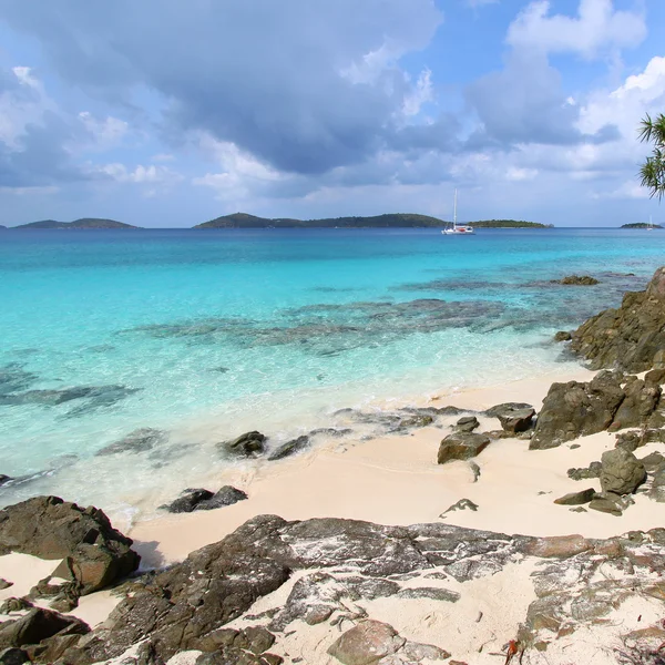 Karibik-Blick von Saint John — Stockfoto