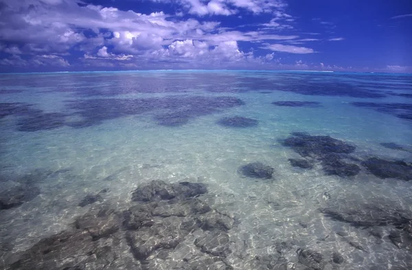 莫雷阿岛环礁湖 — 图库照片