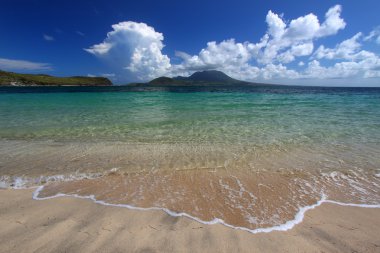 Majors Bay Beach - St Kitts clipart