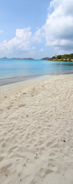 Honeymoon Beach on St John - US Virgin Islands clipart