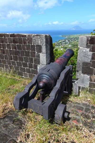 Fortaleza de Brimstone Hill - Saint Kitts . — Foto de Stock