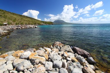 Coastline of Saint Kitts clipart