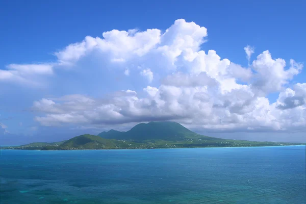Карибский остров Невис — стоковое фото