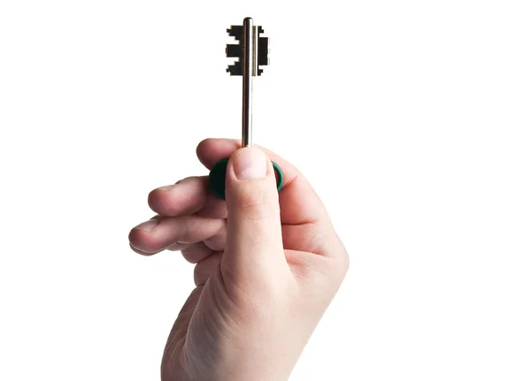 stock image Holding a key